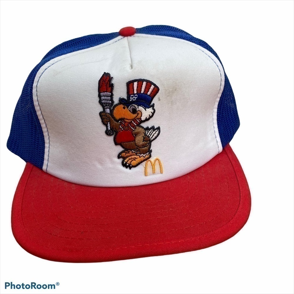 Vintage 1984 Olympics Trucker Hat Men’s McDonalds